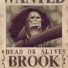 One Piece - Affiche Wanted De Brook 2 One Piece - Affiche Wanted De Brook -DRAGON BALL Z Magasin affiche wanted de brook