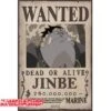 Affiche Wanted Jinbe -DRAGON BALL Z Magasin affiche wanted jinbe