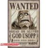 Affiche Wanted Ussop - New World Prime -DRAGON BALL Z Magasin affiche wanted ussop new world prime