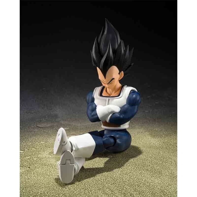 Dragon Ball Z - Figurine Vegeta Old Battle Clothes - SH Figuarts 4 Dragon Ball Z - Figurine Vegeta Old Battle Clothes - SH Figuarts – Image 2