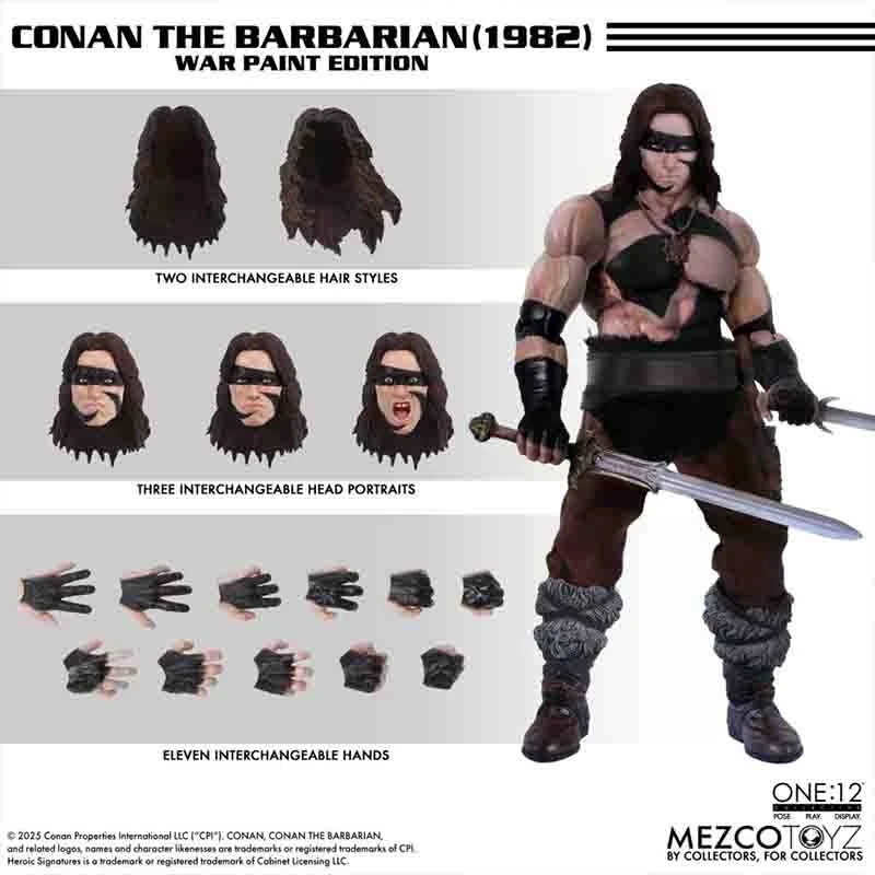 Figurine Conan Le Barbare 1982 War AF - Mezco 5 Figurine Conan Le Barbare 1982 War AF - Mezco – Image 3