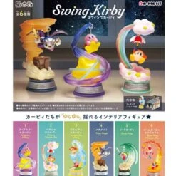 Kirby - Collection 6 Figurines Swing Kirby Re-Ment