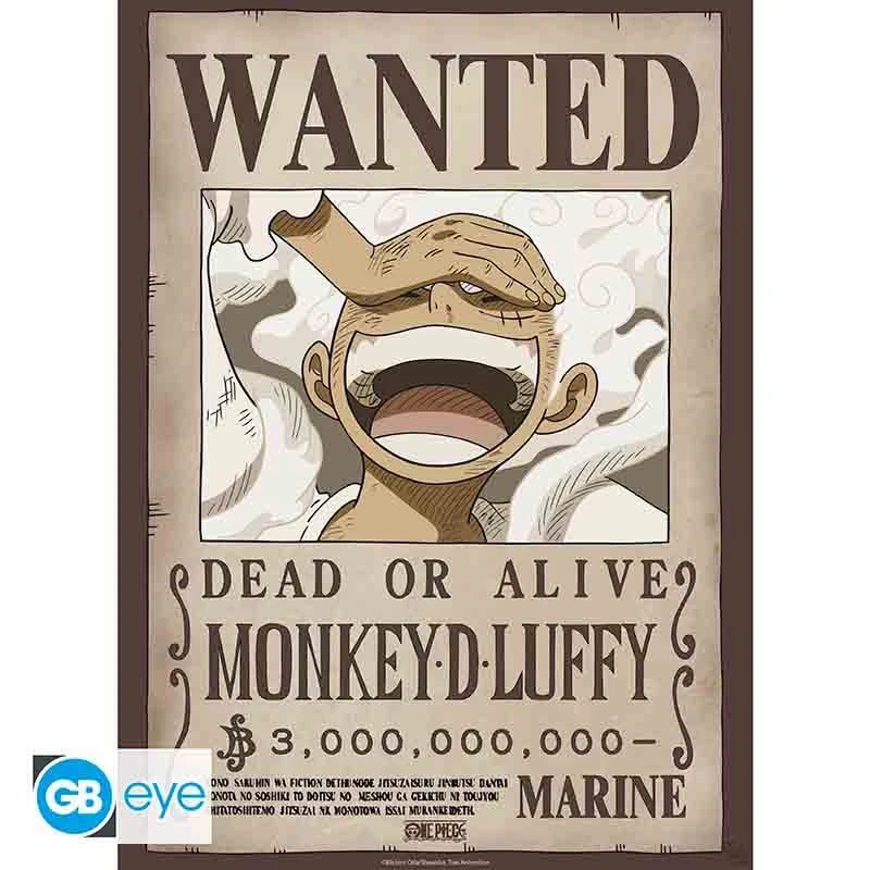 One Piece - Affiche Wanted Luffy Gear 5 3 One Piece - Affiche Wanted Luffy Gear 5