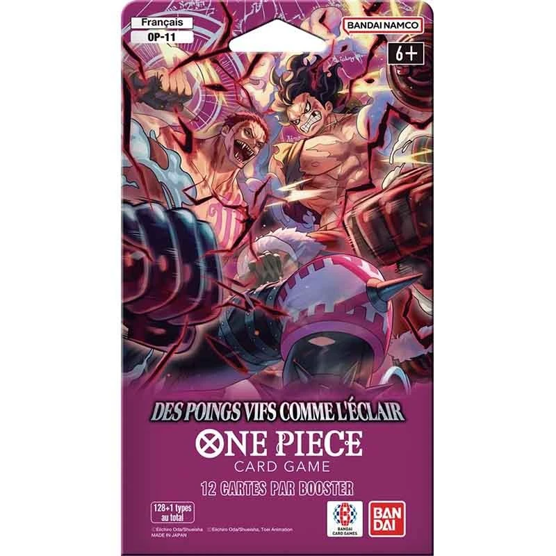 One Piece - Booster Sous Blister OP11 Des Poings Vifs Comme L'Eclair FR 3 One Piece - Booster Sous Blister OP11 Des Poings Vifs Comme L'Eclair FR