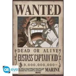 One Piece - Poster Wanted Eustass Kidd