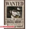 One Piece - Poster Wanted Mihawk -DRAGON BALL Z Magasin one piece poster wanted mihawk
