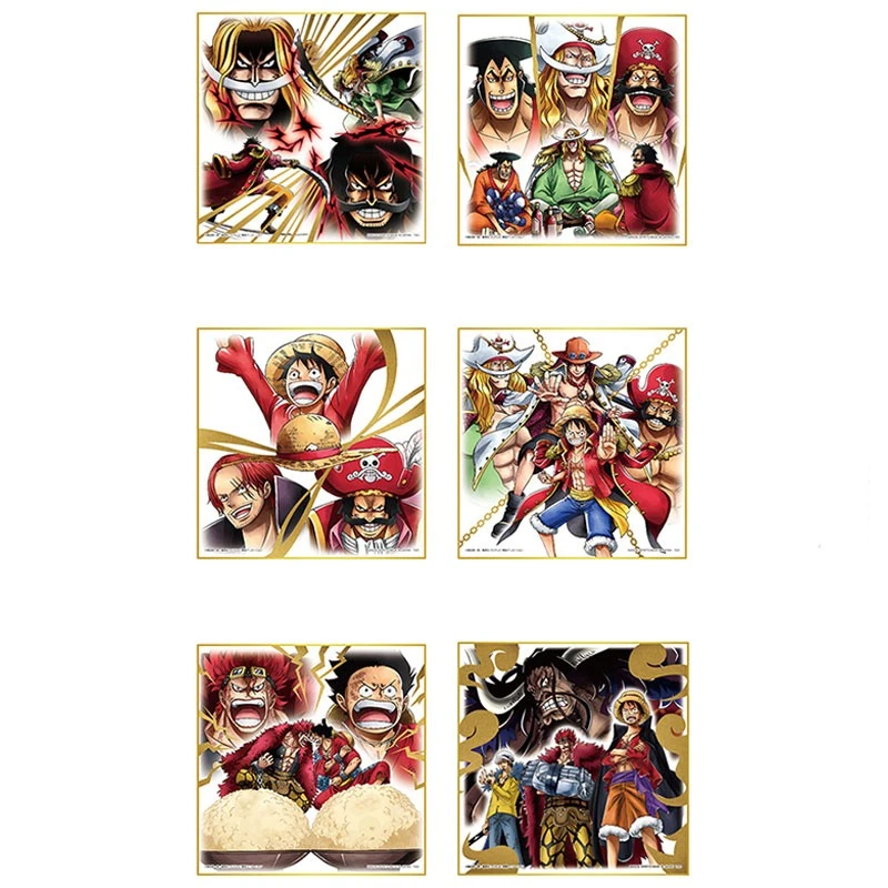 One Piece - Set De 6 Shikishi - Ichiban Kuji V1 3 One Piece - Set De 6 Shikishi - Ichiban Kuji V1