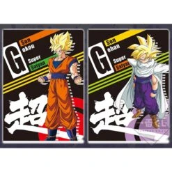 Set 2 Portes Document Goku SSJ & Gohan SSJ